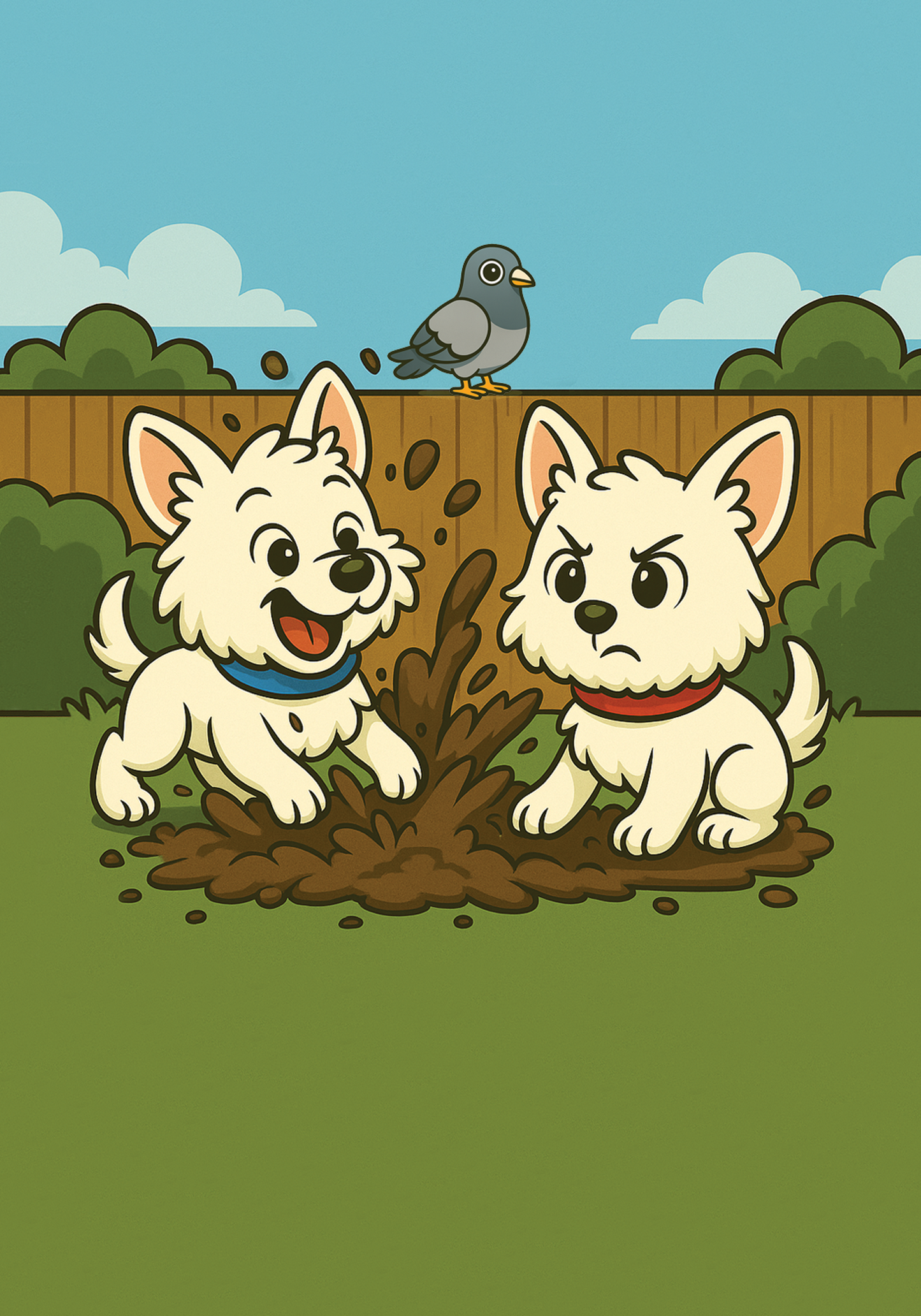 Buddy and Kira's "The Great Backyard Dig"